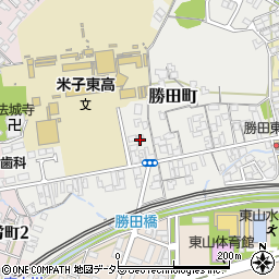 鳥取県米子市勝田町12周辺の地図