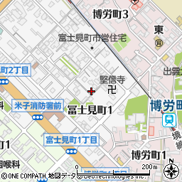 鳥取県米子市冨士見町67周辺の地図