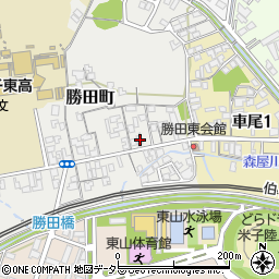 鳥取県米子市勝田町53周辺の地図