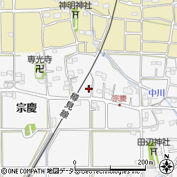岐阜県本巣市宗慶39周辺の地図