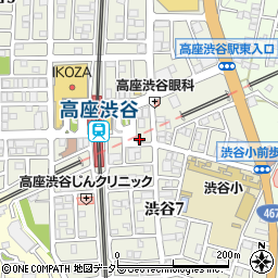 大和警察署福田交番周辺の地図