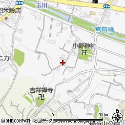神奈川県厚木市小野402周辺の地図