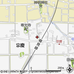 岐阜県本巣市宗慶28周辺の地図