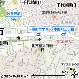 北方大神宮入口周辺の地図