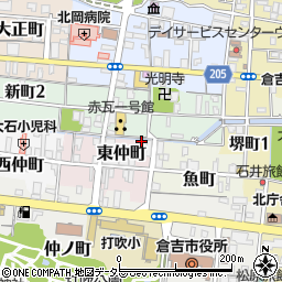 鳥取県倉吉市東仲町2578周辺の地図