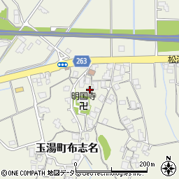 島根県松江市玉湯町布志名192周辺の地図