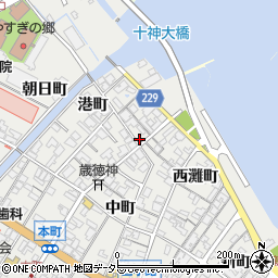 島根県安来市安来町1077周辺の地図