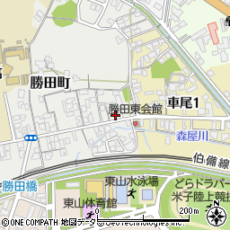 鳥取県米子市勝田町76周辺の地図
