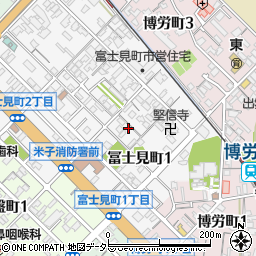 鳥取県米子市冨士見町68周辺の地図