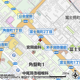 米子警察署角盤交番周辺の地図