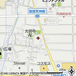 岐阜県本巣市政田1444周辺の地図