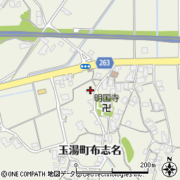 島根県松江市玉湯町布志名385周辺の地図