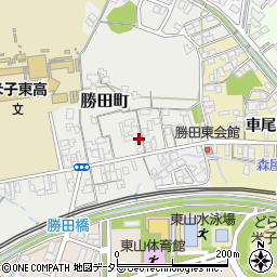 鳥取県米子市勝田町39周辺の地図
