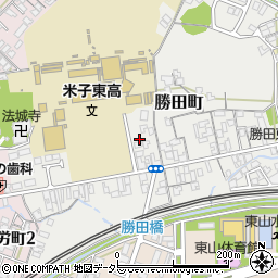鳥取県米子市勝田町7周辺の地図