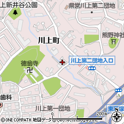 横浜川上郵便局周辺の地図