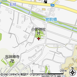 神奈川県厚木市小野429周辺の地図