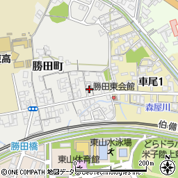鳥取県米子市勝田町78周辺の地図