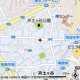 岡田硝子店周辺の地図