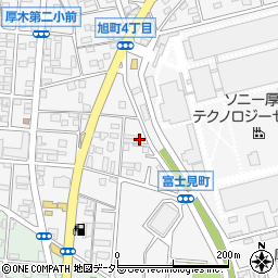 神奈川県厚木市旭町4丁目8-5周辺の地図