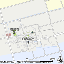 滋賀県長浜市尊野町161周辺の地図