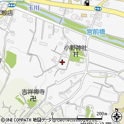 神奈川県厚木市小野395周辺の地図