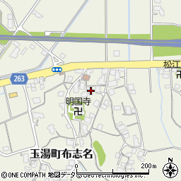 島根県松江市玉湯町布志名193周辺の地図