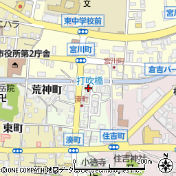鳥取県倉吉市湊町640周辺の地図