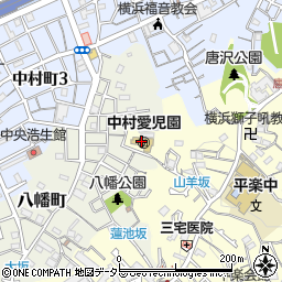 中村愛児園周辺の地図