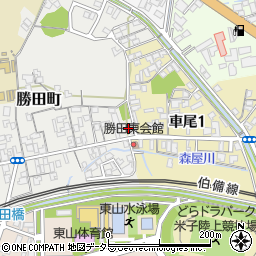鳥取県米子市勝田町106周辺の地図