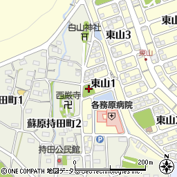 金太郎公園周辺の地図
