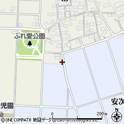 岐阜県安八郡神戸町田244周辺の地図