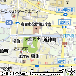 鳥取県倉吉市荒神町362-2周辺の地図