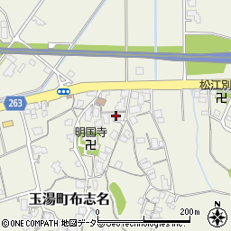 島根県松江市玉湯町布志名194周辺の地図