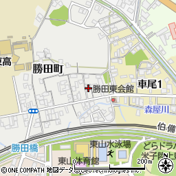 鳥取県米子市勝田町71周辺の地図