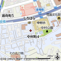 横浜市役所消防局　救急救命士養成所周辺の地図