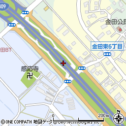 木更津金田ＩＣ周辺の地図