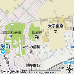 法城寺周辺の地図