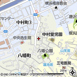 神奈川県横浜市南区八幡町13-3周辺の地図
