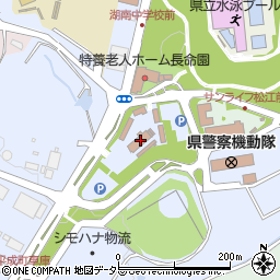 島根県警察本部交通機動隊周辺の地図