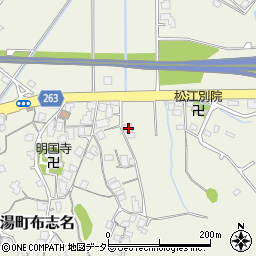 島根県松江市玉湯町布志名180周辺の地図