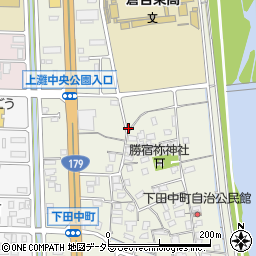 鳥取県倉吉市下田中町87周辺の地図