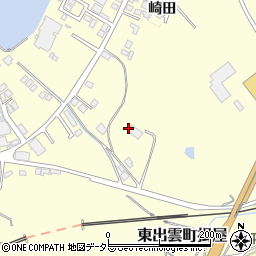 島根県松江市東出雲町揖屋周辺の地図