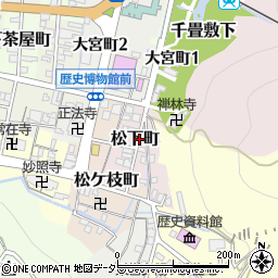 岐阜県岐阜市松下町周辺の地図