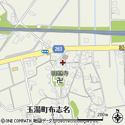 島根県松江市玉湯町布志名189周辺の地図