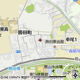 鳥取県米子市勝田町46周辺の地図