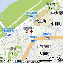 岐阜県岐阜市甚衛町周辺の地図