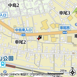 株式会社岡田商店　米子東ＳＳ周辺の地図