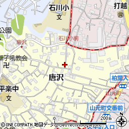 神奈川県横浜市南区唐沢19周辺の地図