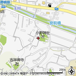 神奈川県厚木市小野396周辺の地図