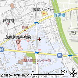 千葉県茂原市町保43周辺の地図